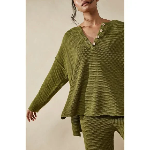 Free People Beach Hailee Sweater Set in Giant Kelp Size XS